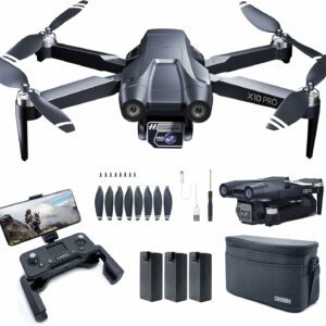 CHUBORY X10 PRO GPS Drone with 4K UHD Camera, Brushless Motors, and 5G FPV Transmission