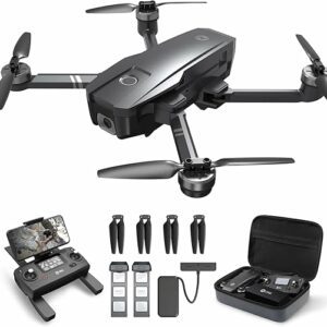 Holy Stone HS720 GPS Drone with Camera for Adults 4K UHD, 52 Minutes Flight Time, Foldable Quadcopter with Brushless Motor, Auto Return Home, Follow Me, Long Control Range