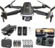 CHUBORY A68 Brushless Drone with 2K HD Camera, Auto Hover, and 3D Flips