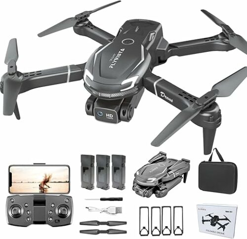 FLYVISTA V88 Drone – 8K Dual-Camera Foldable Drone with GPS and Obstacle Avoidance