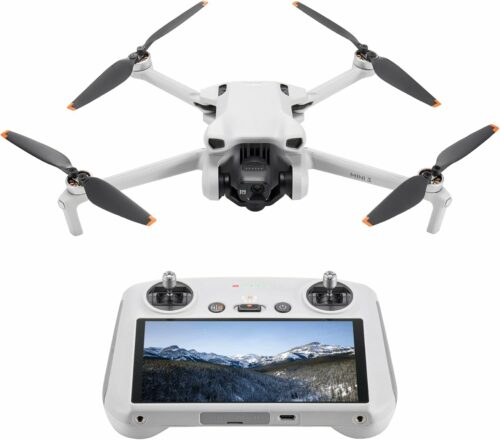 DJI Mini 3 (DJI RC) – Lightweight 3-Axis Gimbal Drone with 4K Camera