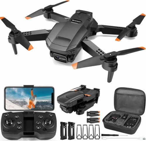 Electrolux E60 Foldable Drone with 1080P Camera – Beginner-Friendly, Dual Battery, Real-Time FPV