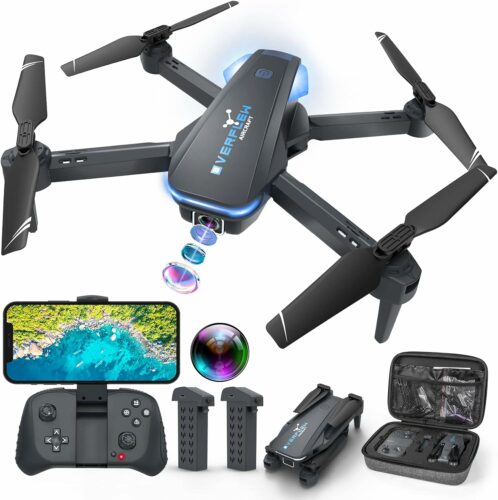 Hiturbo S20 Drone with 1080P Camera – Foldable, Voice-Controlled Quadcopter for Beginners
