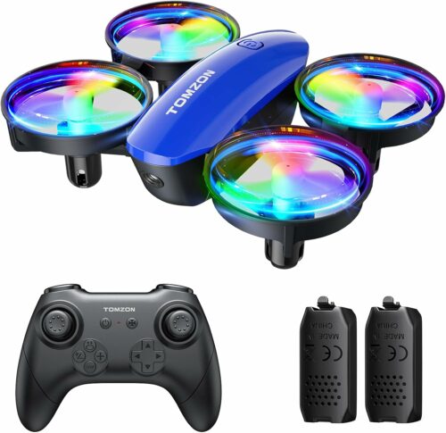 TOMZON A23 Mini Drone for Kids with LED Lights – Colorful, Fun, and Easy to Fly