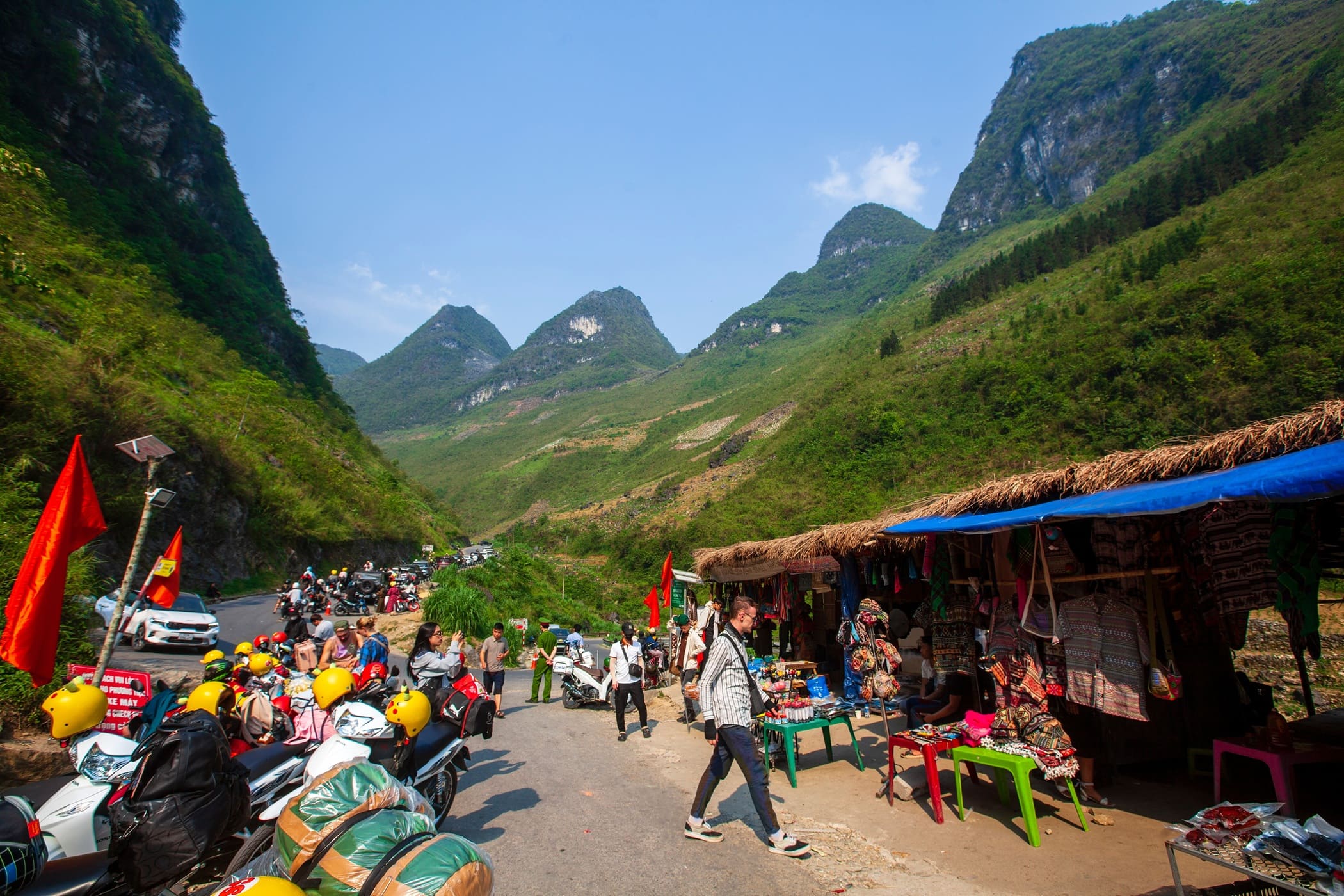 Rest area of Ha Giang Loop Motorbike tour